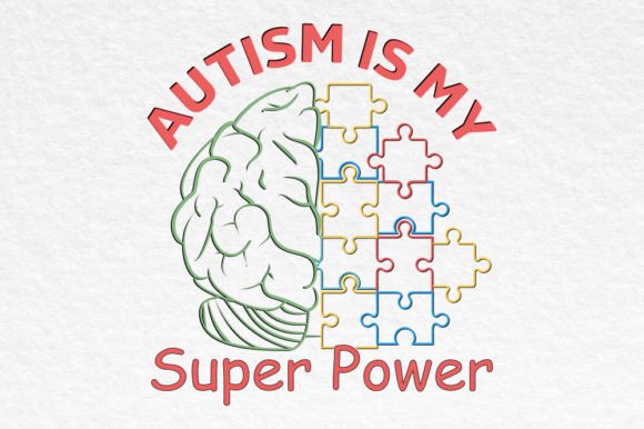 Autism Unique Design for T-Shirt Mug SVG