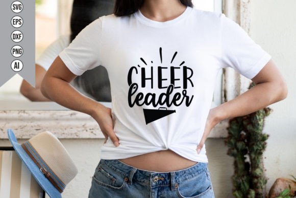Cheer Leader Embroidery Design