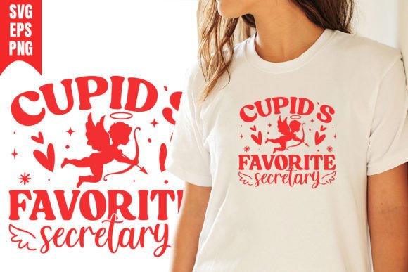 Cupid’s Favorite Secretary Valentine SVG