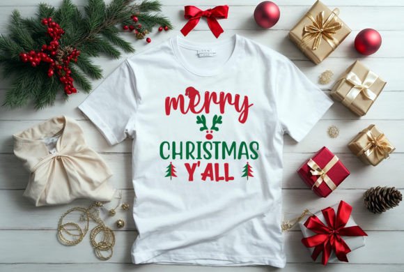 Merry Christmas Sweater Design TShirt Graphics