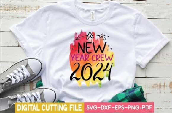 New Year Crew 2024 Svg Graphics
