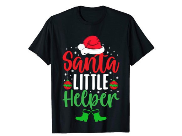Santa Little Helper: Graphics for T-Shirt Designs