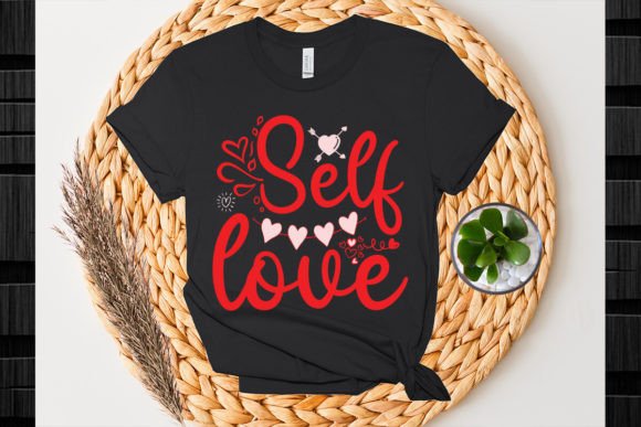 Self Love SVG Design: Graphics for T-Shirt Designs