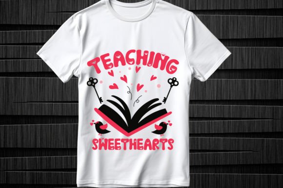 Teaching Sweethearts SVG Design: Graphics for T-Shirt Designs