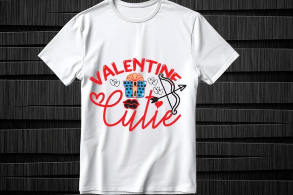 Valentine Cutie SVG Design: Graphics & T-Shirt Designs