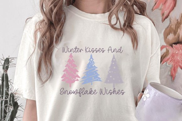 Winter Quotes SVG Christmas Trees Graphics